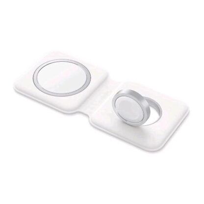 APPLE MHXF3ZE/A CARICABATERIE WIRELESS DUO MAGSAFE LIGHNING COLORE BIANCO