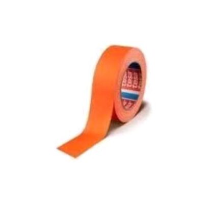 TESA NASTRO TELA IN TESSUTO 25 mm X 25 MT ARANCIONE FLUO