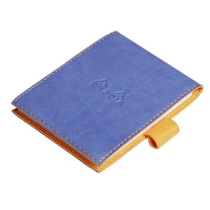 RHODIA PORTABLOCCO IN SIMILPELLE CON BLOCCO A RIGHE 84X115 mm LILLA