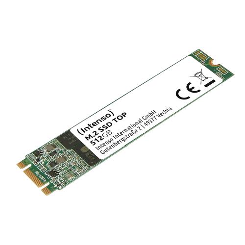 INTENSO SSD INTERNO 128GB M2 2280 SATA III TOP LETTURA SEQUENZIALE FINO A 520 MB/S SCRITTURA SEQUENZIALE FINO A 500 MB/S