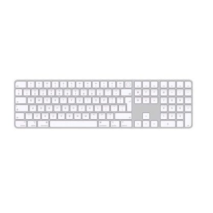 APPLE MAGIC KEYBOARD TASTIERA WIRELESS CON TOUCH ID E TASTIERINO NUMERICO (PER MAC CON CHIP APPLE) INGLESE INTERNAZIONALE ARGENTO