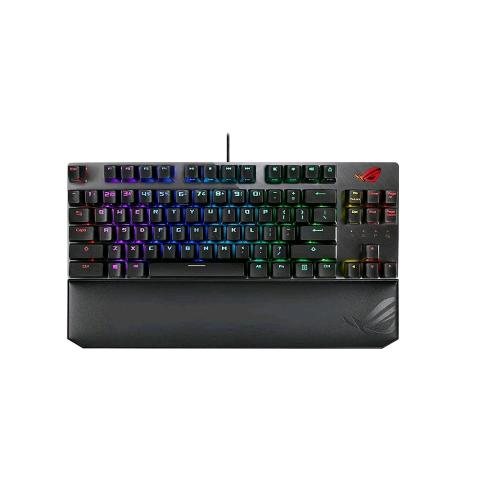 ASUS ROG STRIX SCOPE NX TKL DELUXE TASTIERA GAMING USB MECCANICA SWITCH ROG NX RGB TASTI ABS XCURRATE CTRL TASTO STEALTH POGGIAPOLSI NERO