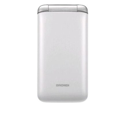 BRONDI BOSS 4G DUAL SIM 3.5" QUAD-CORE EASY PHONE CLAMSHELL 512MB RAM 4GB 4G LTE ANDROID ITALIA WHITE