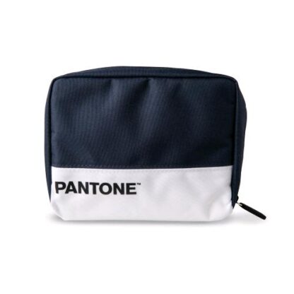 PANTONE ORGANIZER DA VIAGGIO 12.5X15X5CM TASCHE INTERNE CHIUSURA ZIP BLU