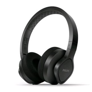 PHILIPS CUFFIE SPORTIVE CON MICROFONO INTEGRATO IP55 PADIGLIONI LAVABILI NERO