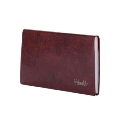 IN TEMPO WEEKLY AGENDA TASCABILE SETTIMANALE POCKET 16X8 CM BORDEAUX