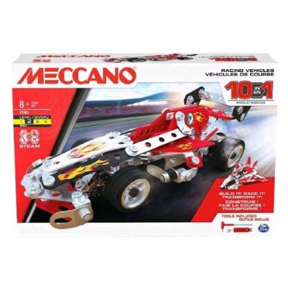 MECCANO MULTIMODELLO DA 10 VEICOLI DA GARA