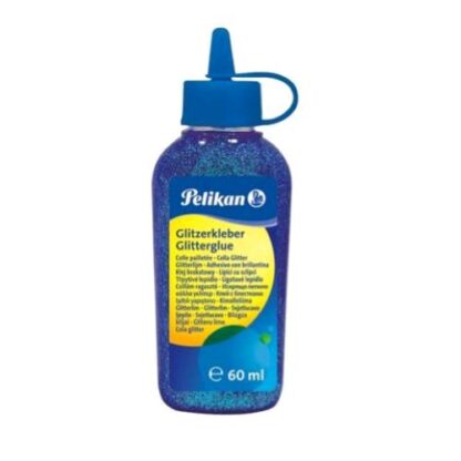 PELIKAN COLLA GLITTER FLACONE DA 60 ML BLU CONF 6 Pz.