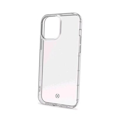 CELLY APPLE iPHONE 13 PRO MAX HEXAGEL COVER IN TPU E POLICARBONATO TRASPARENTE