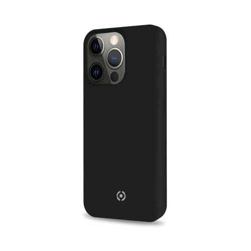 CELLY APPLE iPHONE 13 PRO CROMO COVER IN TPU CON RIVESTIMENTO IN SILICONE E FINITURA SOFT TOUCH NERO