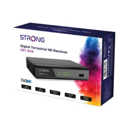 STRONG SRT 8119 DECODER DIGITALE TERRESTRE HD DVB-T2 H.265 (HEVC) PVR