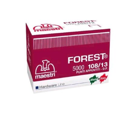 RO-MA FOREST 108/13 PUNTI IN FILO METALLICO GALVANIZZATO CONF 5000 Pz.