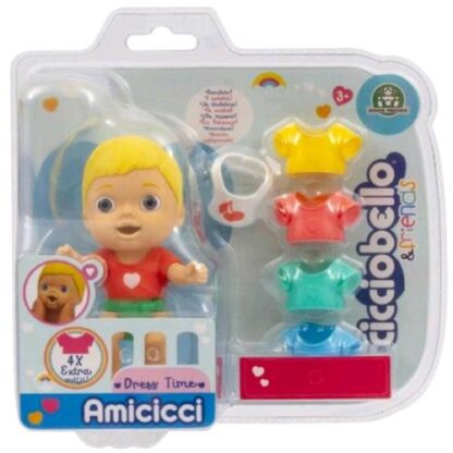 GIOCHI PREZIOSI CICCIOBELLO AMICICCI DRESS TIME CON PANNOLINI COLORATI