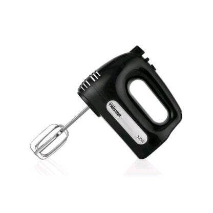 TRISTAR MX-4201SBATTITORE ELETTRICO 300 WATT 6 VELOCIT 2 FRUSTE E 2 GANCI IN ACCIAO INOX NERO