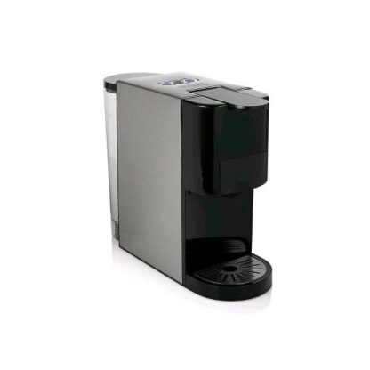 PRINCESS 249450 MACCHINA CAFFE' COMPATIBILE CON CAFFE' MACINATO CAPSULE NESPRESSO E CAPSULE DOLCE GUSTO NERO SILVER