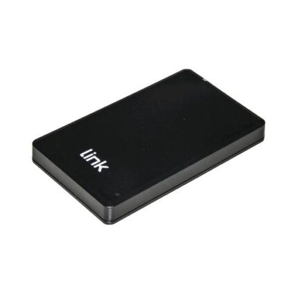 LINK BOX ESTERNO PER HDD SATA 2.5" FINO A 9.5 MM DI SPESSORE USB 2.0 ALLOGGIAMENTO IN PLASTICA BLACK