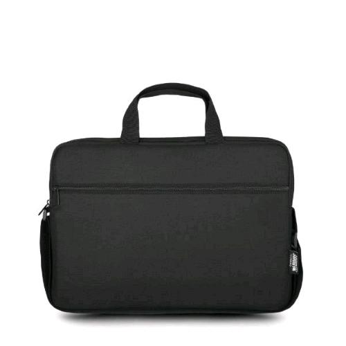 URBAN FACTORY NYLEE BORSA PER NOTEBOOK DA 15.6 IN POLIESTERE CON TRACOLLA 2 SCOMPARTI NERO