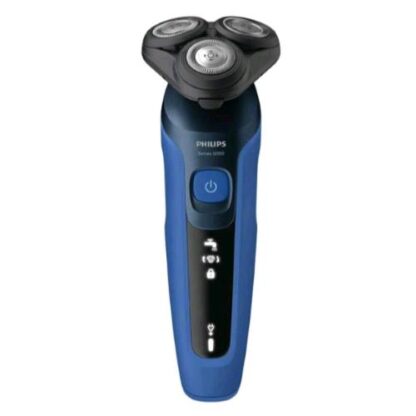 PHILIPS S5466/17 RASOIO ELETTRICO WET & DRY RICARICABILE 3 TESTINE BLU NERO