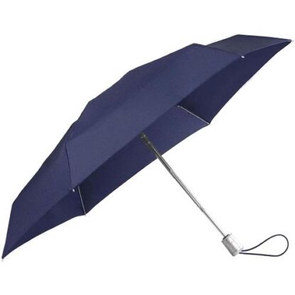 SAMSONITE ALU DROP S OMBRELLO PIEGHEVOLE 21 CM 4 SECTION AUTO OPEN CLOSE DIAMETRO CALOTTA 86 CM BLU