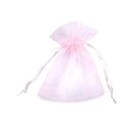 PIENNEPI MILLY SACCHETTI IN ORGANZA CON LACCIO 8.5X10 CM ROSA CONF 20 Pz.