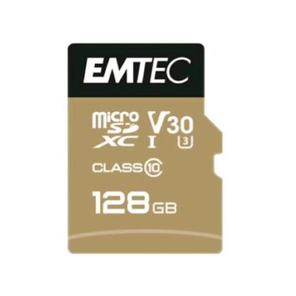 EMTEC SPEEDIN PRO MICRO SDXC 128GB CLASSE 10 UHS SPEED CLASS 1 U3 VIDEO SPEED CLASS V30