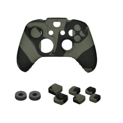 NITHO XBOXONE ONE COVER PER CONTROLLER IN SILICONE + TRE GOMMINI ANTISCIVOLO PER IL JOYSTICK E 2 MINISTICK DI CONTROLLO DI REAZIONE MIMETICO
