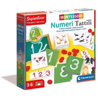 CLEMENTONI SAPIENTINO MONTESSORI NUMERI TATTILI