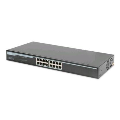 DIGITUS DN80112 SWITCH DI RETE 16 PORTE GIGABIT BLACK