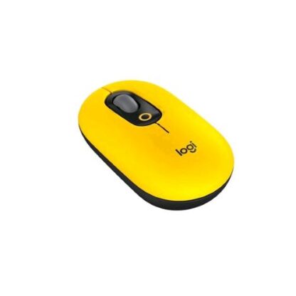 LOGITECH POP MOUSE OTTICO WIRELESS AMBIDESTRO 4.000 DPI 4 TASTI DI CUI 2 PROGRAMMABILI GIALLO