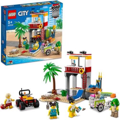 LEGO CITY POSTAZIONE DEL BAGNINO CON 4 MINIFIGURE