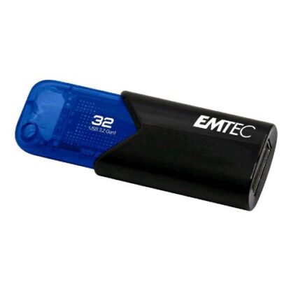 EMTEC CLICK EASY CHIAVETTA USB 3.2 32GB VELOCIT DI LETTURA FINO A 20 MB/S BLU NERO