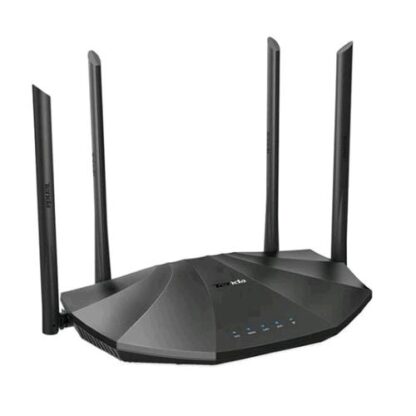 TENDA AC19 ROUTER GIGABIT AC1200 DUAL BAND 1P WAN 4P LAN 1P USB 4 ANTENNE ESTERNE 6DBI