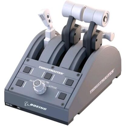THRUSTMASTER TCA QUADRANT BOEING EDITION REPLICA QUADRANTE MANETTA FLAP AEROFRENO LEVE INTERCAMBIABILI FUNZIONE AUTOPILOTA LICENZA UFFICIALE BOEING