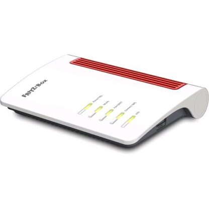 AVM FRITZ!BOX 7510 INTERNATIONAL MODEM ROUTER WI-FI 6 (WLAN AX) FINO A 600 MBPS (24 GHZ) VDSL SUPERVECTORING 35B FINO A 300 MBPS WLAN MESH BASE DECT MEDIA SERVER INTERFACCIA IN ITALIANO