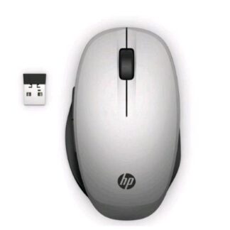 HP DUAL MODE SILVER MOUSE 300 MOUSE WIRELESS 2.4GHz + BLUETOOTH 1200/3600 DPI (POSSIBILITA' DI CONNETTERE DUE PC CONTEMPORANEAMENTE) ARGENTO