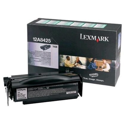LEXMARK 12A8425 TONER NERO 12.000 PAGINE