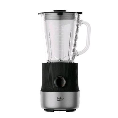 BEKO TBN81808BX FRULLATORE DA TAVOLO SIRIUS LINE 800 W 1.75L BROCCA IN VETRO NERO INOX
