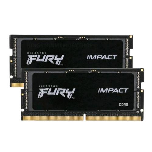 KINGSTON FURY IMPACT KIT MEMORIA RAM 2x8GB TOT 16GB 4.800MHz TIPOLOGIA SO-DIMM TECNOLOGIA DDR5