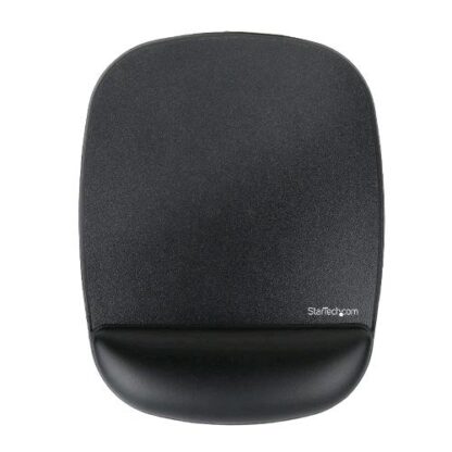 STARTECH TAPPETINO MOUSE ERGONOMICOCON POGGIAPOLSO MOUSE PAD IN GEL CON BASE ANTISCIVOLO IN PU BLACK
