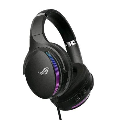 ASUS ROG FUSION II 500 CUFFIE GAMING VIRTUAL SURROUND USB-C JACK MICROFONO AI BEAMFORMING 7.1 SURROUND QUAD DAC ESS 9280 ILLUMINAZIONE RGB BLACK
