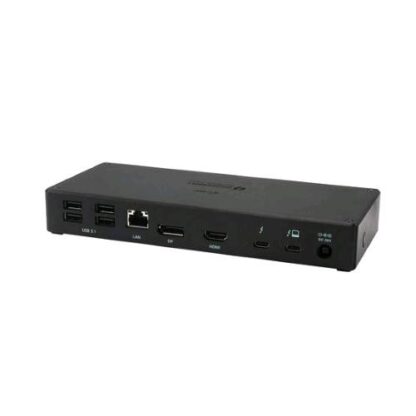 I-TEC THUNDERBOLT 3 3X DISPLAY DOCKING STATION 4xUSB 3.1 2xUSB-C 1xRJ-45 LETTORE PER SCHEDE DI MEMORIA SD 1xDISPLAYPORT 1xHDMI + POWER DELIVERY 96W BLACK