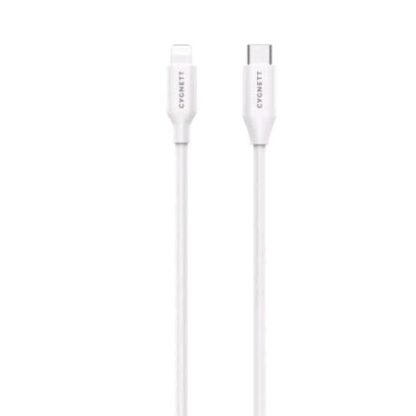 CYGNETT ESSENTIAL CAVO LIGHTNING TO USB-C 1MT WHITE