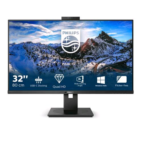PHILIPS P LINE 326P1H/00 31.5"LED IPS QUAD HD FORMATO 16:9 CONTRASTO 1.000:1 2xHDMI 2xDISPLAY PORT4xUSB COLORE NERO GARANZIA ITALIA