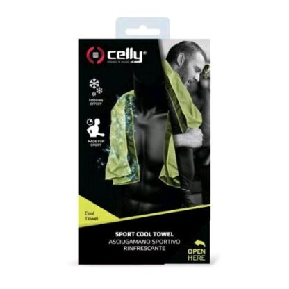 CELLY COOL TOWEL ASSCIUGAMANO SPORTIVA RINFRESCANTE LIME GREEN