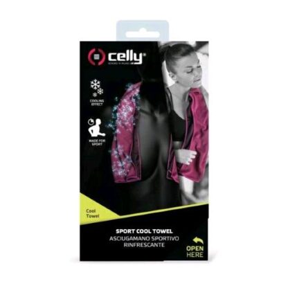 CELLY COOL TOWEL ASSCIUGAMANO SPORTIVA RINFRESCANTE PINK