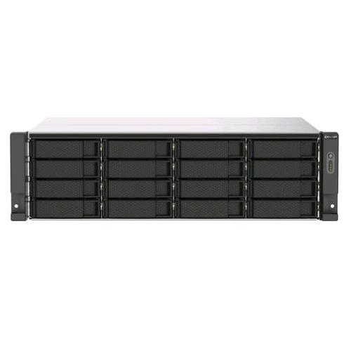 QNAP TS-1673AU-RP-16G NAS CHASSIS RACK 3U AMD RYZEN EMBEDDED V1500B 2.2GHz RAM 16GB-16 BAY HDD/SSD 2.5"/3.5" NERO/GRIGIO