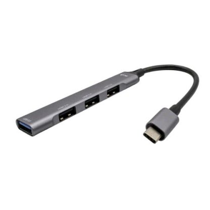 I-TEC METAL HUB USB-C 1xUSB 3.0 3xUSB 2.0 GREY