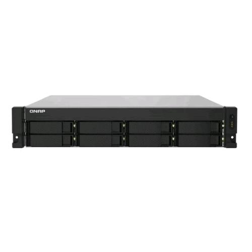 QNAP TS-832PXU-RP NAS CHASSIS RACK 2U ANNAPURNA LABS AL324 1.7GHz RAM 4GB-8 BAY HDD/SSD 2.5"/3.5"-2 SLOT SFP+ 2xRJ-45 BLACK