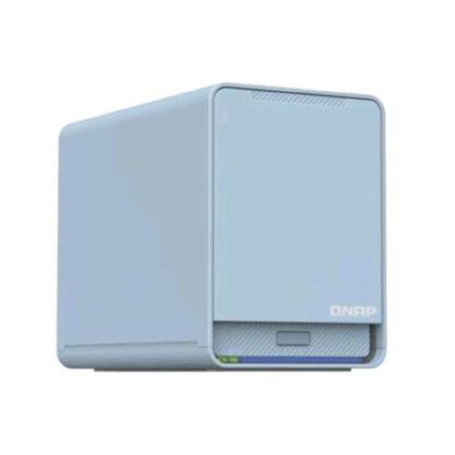 QNAP QMIROPLUS-201W NAS CHASSIS DESKTOP CELERON J4125 2GHz RAM 4GB-2 BAY HDD/SSD 2.5" COLORE BLU