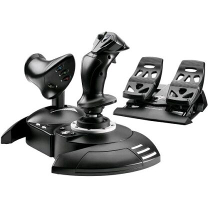 THRUSTMASTER T.FLIGHT FULL KIT X: COMPLETO KIT PER SIMULAZIONI DI VOLO JOYSTICK E MANETTA RIMUOVIBILE TIMONE A PEDALI CON SCORRIMENTO SU BINARI COMPATIBILE CON XBOX SERIES X|S XBOX ONE E PC